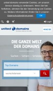 How udag.de looks like on a mobile device such as an iPhone.