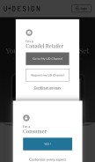 How udesign.ws looks like on a mobile device such as an iPhone.