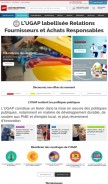 How ugap.fr looks like on a mobile device such as an iPhone.