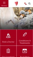 How uhhospitals.org looks like on a mobile device such as an iPhone.