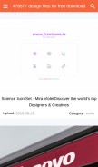 How uidownload.com looks like on a mobile device such as an iPhone.
