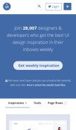How uimovement.com looks like on a mobile device such as an iPhone.