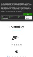 How uk.kelltontech.com looks like on a mobile device such as an iPhone.
