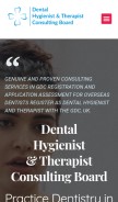 How ukdental4u.co.uk looks like on a mobile device such as an iPhone.