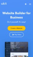 How ukit.com looks like on a mobile device such as an iPhone.
