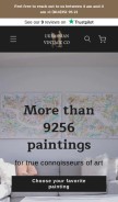 How ukrainianvintage.com looks like on a mobile device such as an iPhone.