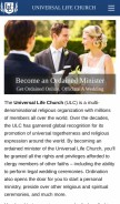 How ulc.org looks like on a mobile device such as an iPhone.