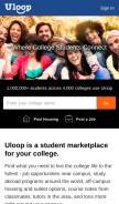 How uloop.com looks like on a mobile device such as an iPhone.
