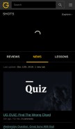 How ultimate-guitar.com looks like on a mobile device such as an iPhone.