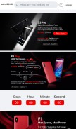 How umidigi.com looks like on a mobile device such as an iPhone.