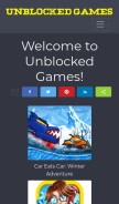How unblockeds-games.com looks like on a mobile device such as an iPhone.