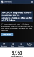 How unglobalcompact.org looks like on a mobile device such as an iPhone.