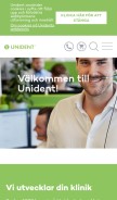 How unident.se looks like on a mobile device such as an iPhone.