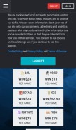How unikrn.com looks like on a mobile device such as an iPhone.