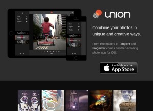How unionapp.co looks like on a tablet such as an iPad.
