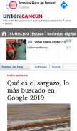 How unioncancun.mx looks like on a mobile device such as an iPhone.