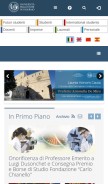 How unipa.it looks like on a mobile device such as an iPhone.