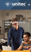 How unitec.edu looks like on a mobile device such as an iPhone.