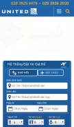 How unitedairlines-vn.com looks like on a mobile device such as an iPhone.
