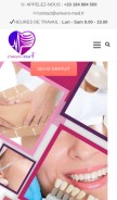 How univers-med.fr looks like on a mobile device such as an iPhone.