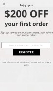 How uniwigs.com looks like on a mobile device such as an iPhone.