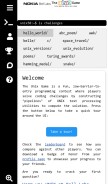 How unixgame.io looks like on a mobile device such as an iPhone.