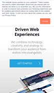 How unleashed-technologies.com looks like on a mobile device such as an iPhone.