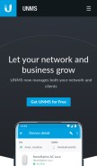 How unms.com looks like on a mobile device such as an iPhone.