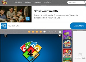 How unoonline.io looks like on a tablet such as an iPad.