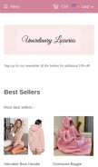 How unordinaryluxuries.com looks like on a mobile device such as an iPhone.