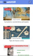 How unprofesor.com looks like on a mobile device such as an iPhone.
