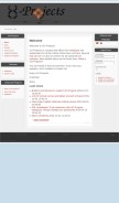 How uo-projects.net looks like on a mobile device such as an iPhone.