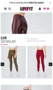 How upandfit.com looks like on a mobile device such as an iPhone.