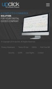How upclick.com looks like on a mobile device such as an iPhone.