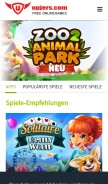 How upjers.com looks like on a mobile device such as an iPhone.
