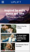 How upliftconnect.com looks like on a mobile device such as an iPhone.