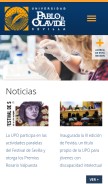 How upo.es looks like on a mobile device such as an iPhone.