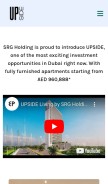 How upsidebusinessbay.com looks like on a mobile device such as an iPhone.