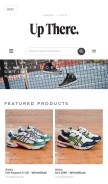 How uptherestore.com looks like on a mobile device such as an iPhone.