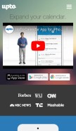 How upto.com looks like on a mobile device such as an iPhone.