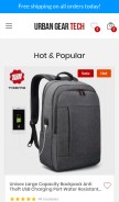 How urbangeartech.com looks like on a mobile device such as an iPhone.
