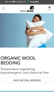 How urbanwool.co.uk looks like on a mobile device such as an iPhone.
