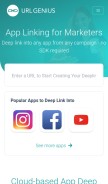 How urlgeni.us looks like on a mobile device such as an iPhone.