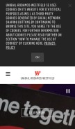 How urw.com looks like on a mobile device such as an iPhone.