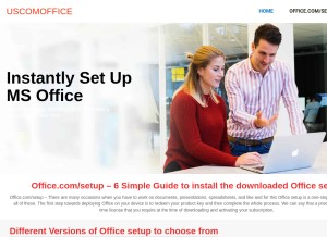 How uscomoffice.com looks like on a tablet such as an iPad.