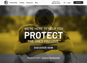 How usconcealedcarry.com looks like on a tablet such as an iPad.
