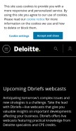 How usdbriefs.com looks like on a mobile device such as an iPhone.