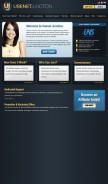 How usenetjunction.com looks like on a mobile device such as an iPhone.