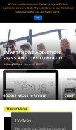 How useoftechnology.com looks like on a mobile device such as an iPhone.