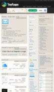 How userlogos.org looks like on a mobile device such as an iPhone.